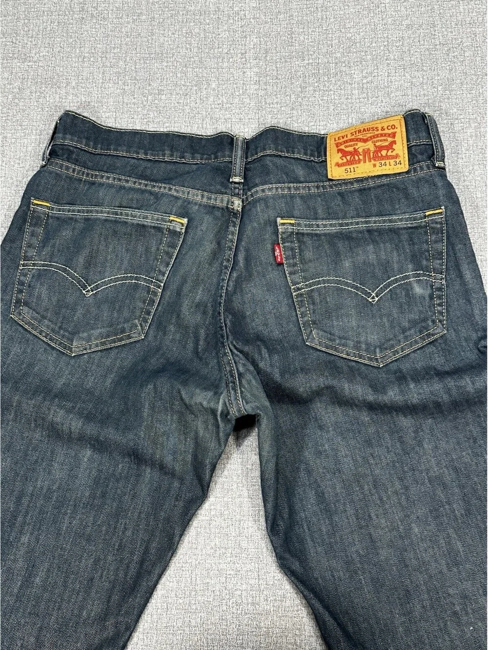 Levi’s 511 Slim Fit Jeans Men’s W33 L32 Dark Wash Straight Leg Denim